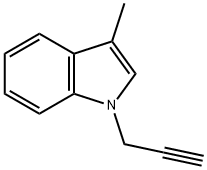 3-methyl-1-(prop-2'-ynyl)indole Structure