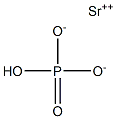 Strontium hydrogenphosphate Structure