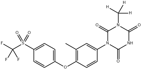 Toltrazuril sulfone-D3
Ponazuril-D3 Structure