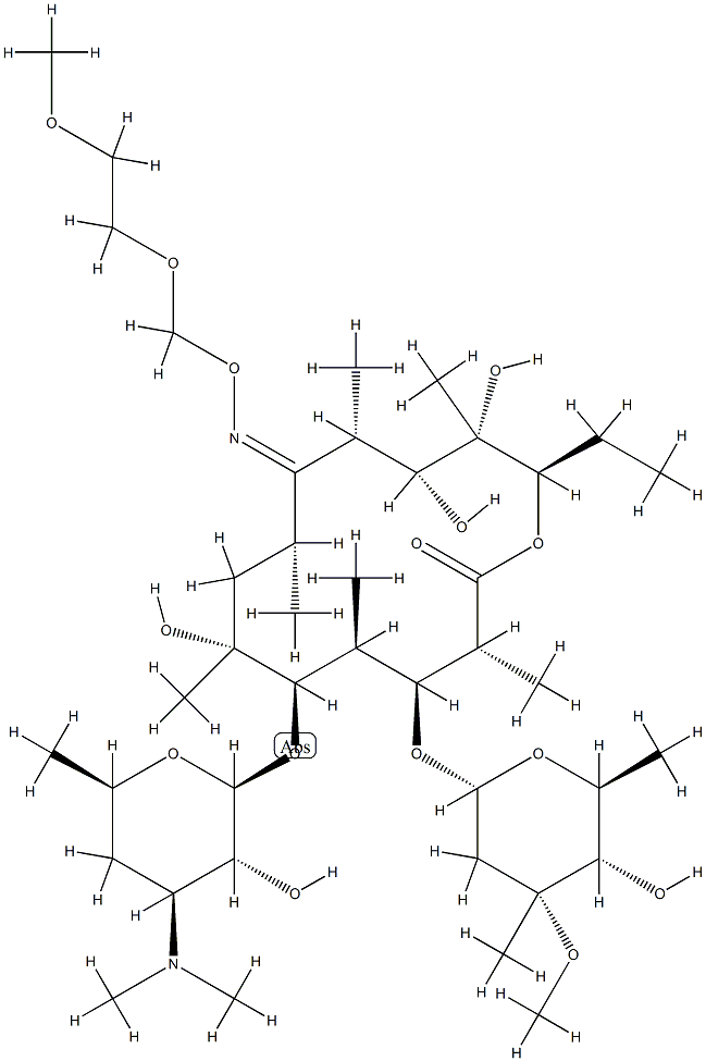 Roxithromycin EP Impurity D Structure