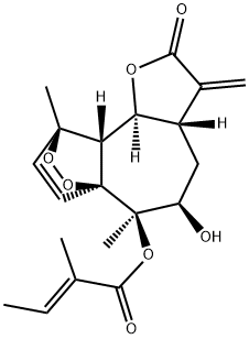 alpha-peroxyachifolid Structure