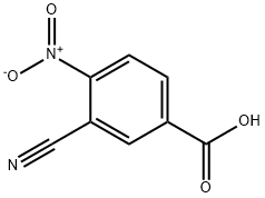 3-cyano-4-nitrobenzoic acid Structure