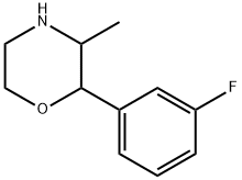 2-(3-fluorophenyl)-3-methylmorpholine(3-fluorophenmetrazine)(3-FPM) Structure