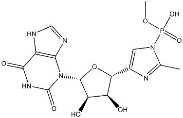 3-isoxanthosine 5'-phospho-2-methylimidazole Structure