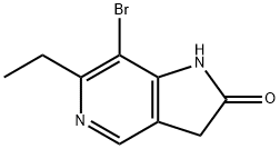 7-BroMo-6-ethyl-6-aza-2-oxyindole 구조식 이미지