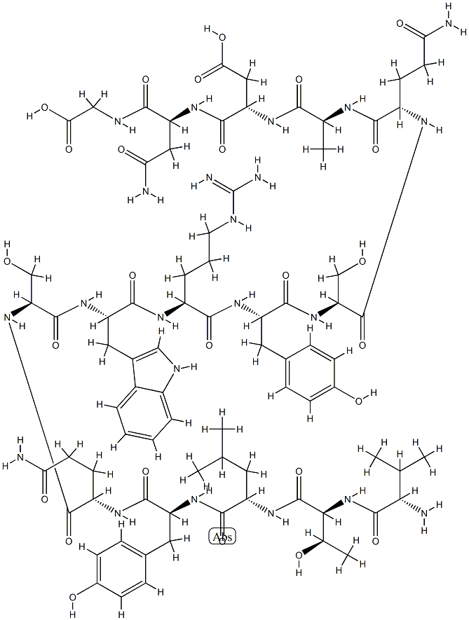 tendamistat (12-26) Structure