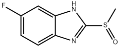 1H-Benzimidazole,5-fluoro-2-(methylsulfinyl)-(9CI) Structure