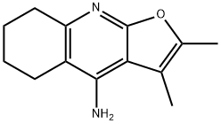 2,3-diMethyl-5,6,7,8-tetrahydrofuro[2,3-b]quinolin-4-aMine Structure