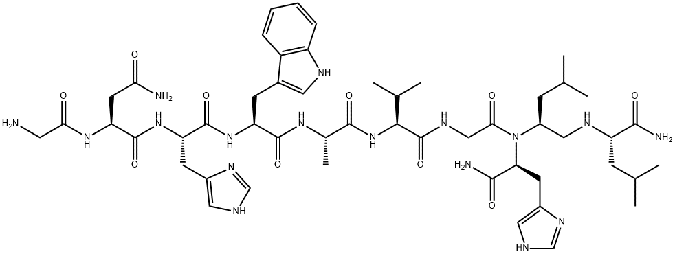 neuromedin C, Leu(9)-psi-(CH2NH)-Leu(10)- Structure