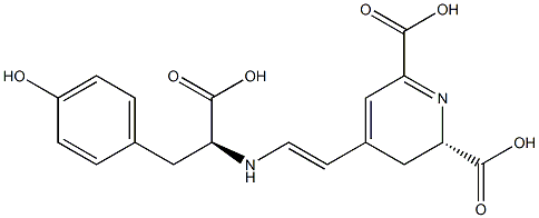 (R)-Tyrosine-betaxanthin 구조식 이미지