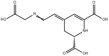 N-[2-[[(2S)-2α,6-Dicarboxy-1,2,3,4-tetrahydropyridin]-4-ylidene]ethylidene]glycine Structure