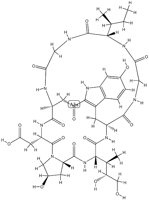 BETA-AMANITIN 구조식 이미지