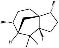 (3R,8aβ)-2,3,3a,4,5,6,7,8a-Octahydro-3β,6β,8,8-tetramethyl-1H-3aα,7α-methanoazulene 구조식 이미지