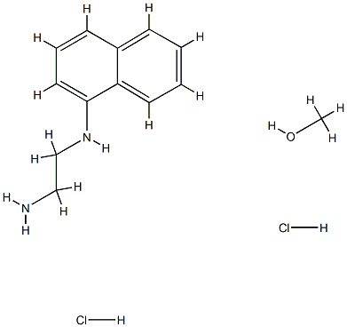 methanol:N'-naphthalen-1-ylethane-1,2-diamine:dihydrochloride 구조식 이미지