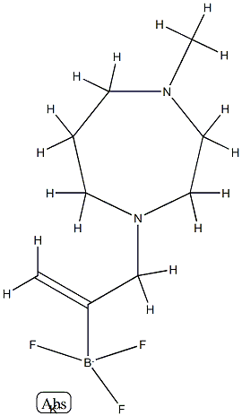 Potassium 3-(4-methyl-1,4-diazepan-1-yl)prop-1-en-2-yltrifluoroborate 구조식 이미지
