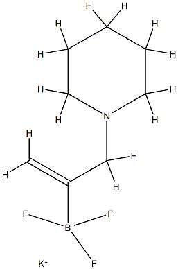 Potassium 3-(piperidin-1-yl)prop-1-en-2-yltrifluoroborate 구조식 이미지