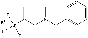 Potassium 3-[benzyl(methyl)amino]prop-1-en-2yltrifluoroborate Structure