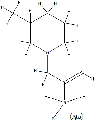 Potassium 3-(3-methylpiperidin-1-yl)prop-1-en-2-yltrifluoroborate Structure