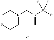 Potassium 3-(4-thiomorpholino)prop-1-ene-2-yltrifluoroborate 구조식 이미지