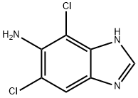 7-dichloro-1H-benzo[d]iMidazol-6-aMine Structure