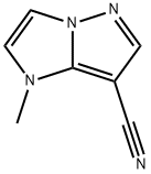 1-methyl-1H-imidazo[1,2-b]pyrazole-7-carbonitrile(SALTDATA: FREE) 구조식 이미지