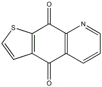 Thieno[3,2-g]quinoline-4,9-dione 구조식 이미지