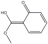 2,4-사이클로헥사디엔-1-온,6-(하이드록시메톡시메틸렌)-(9CI) 구조식 이미지