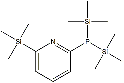 Pyridine,2-[bis(trimethylsilyl)phosphino]-6-(trimethylsilyl)-(9CI) Structure