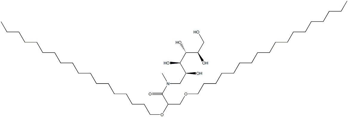 1,2-distearylglycerate-3-N-methylglucamine Structure