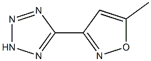 1H-Tetrazole,5-(5-methyl-3-isoxazolyl)-(8CI) Structure