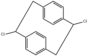 2,8-Dichloro-tricyclo[8.2.2.24,7]hexadeca-4,6,10,12,13,15-hexaene Structure