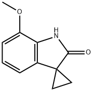 7-Methoxy-1H-spiro[cyclopropane-1,3-indole]-2-one Structure