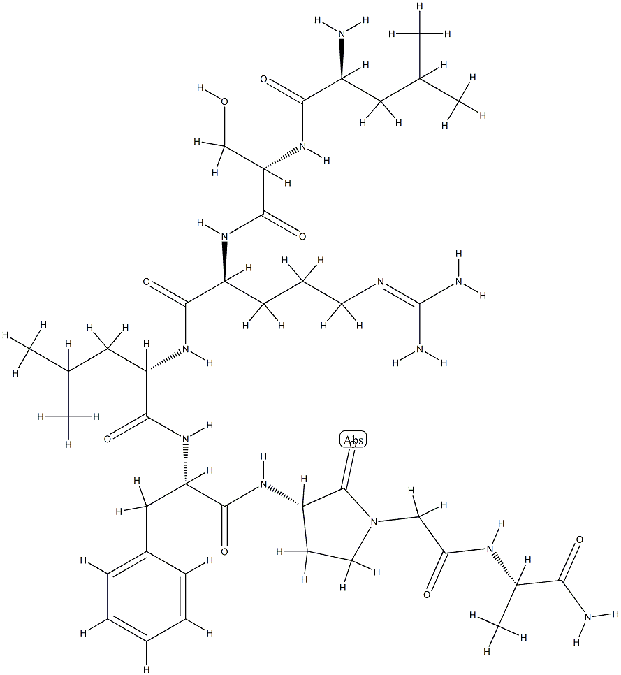 감마-락탐(11)인간성장호르몬(6-13) 구조식 이미지