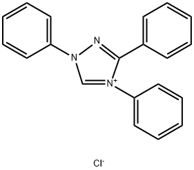 1,3,4-triphenyl-4H-1,2,4-triazol-1-iuM chloride Structure