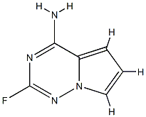 2-FLUOROPYRROLO[2,1-F][1,2,4]TRIAZIN-4-AMINE Structure