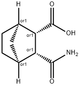 (1S,2R,3S,4R)-3-carbamoylbicyclo[2.2.1]heptane-2-carboxylic acid Structure