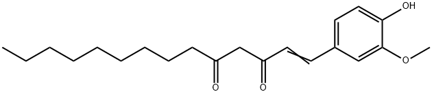 1-Dehydro-10-gingerdione Structure