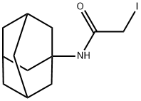 N-(Adamantan-1-yl)-2-iodoacetamide 구조식 이미지