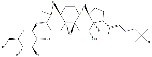 1370264-16-6 23-O-β-D-glucopyranosyl-3β,12β,25-trihydroxyl daMMar-(E)-20(22)-ene
