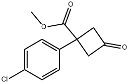 METHYL 1-(4-CHLOROPHENYL)-3-OXOCYCLOBUTANECARBOXYLATE(WX160400) Structure