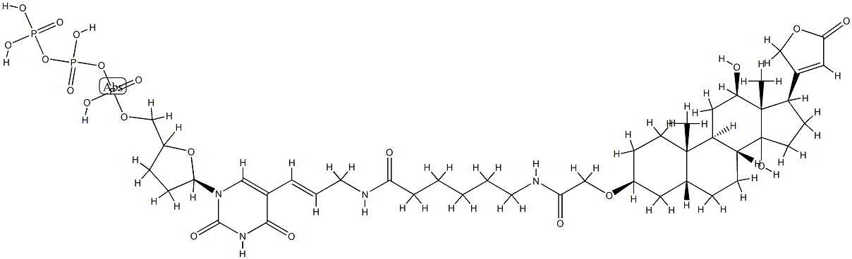 digoxigenin-11-2',3'-dideoxyuridine 5'-triphosphate Structure