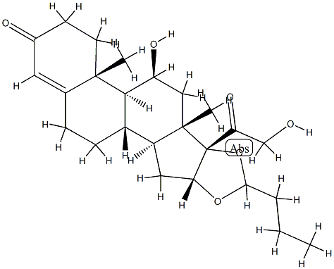 1,2-Dehydrobudesonide Structure
