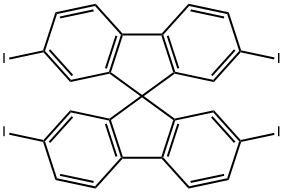 22,2',7,7'-tetraiodo-9,9'-spirobi[fluorene] 구조식 이미지