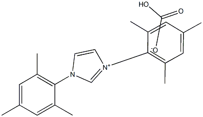 1,3-Bis(2,4,6-trimethylphenyl)imidazolium bicarbonate 구조식 이미지