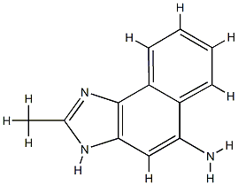 1H-Naphth[1,2-d]imidazol-5-amine,2-methyl-(9CI) Structure