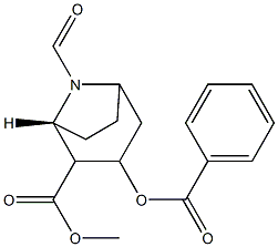 N-formylnorcocaine Structure