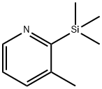 3-Picoline,2-(trimethylsilyl)-(8CI) Structure