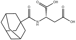 L-아스파르트산,N-(트리시클로(3.3.1.1(sup3,7))dec-1-일카르보닐)- 구조식 이미지