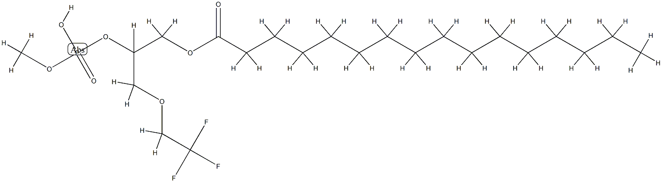 1-헥사데실-3-트리플루오로에틸글리세로-sn-2-포스포메탄올 구조식 이미지