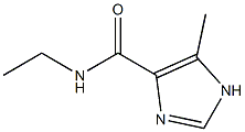 1H-이미다졸-4-카르복사미드,N-에틸-5-메틸-(9CI) 구조식 이미지